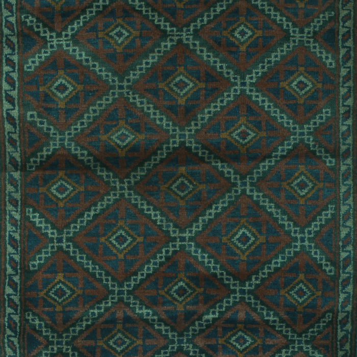 Machine Washable Abstract Turquoise Contemporary Area Rugs, wshcon1543turq