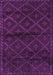 Machine Washable Abstract Purple Contemporary Area Rugs, wshcon1543pur