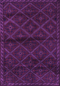 Abstract Purple Contemporary Rug, con1543pur