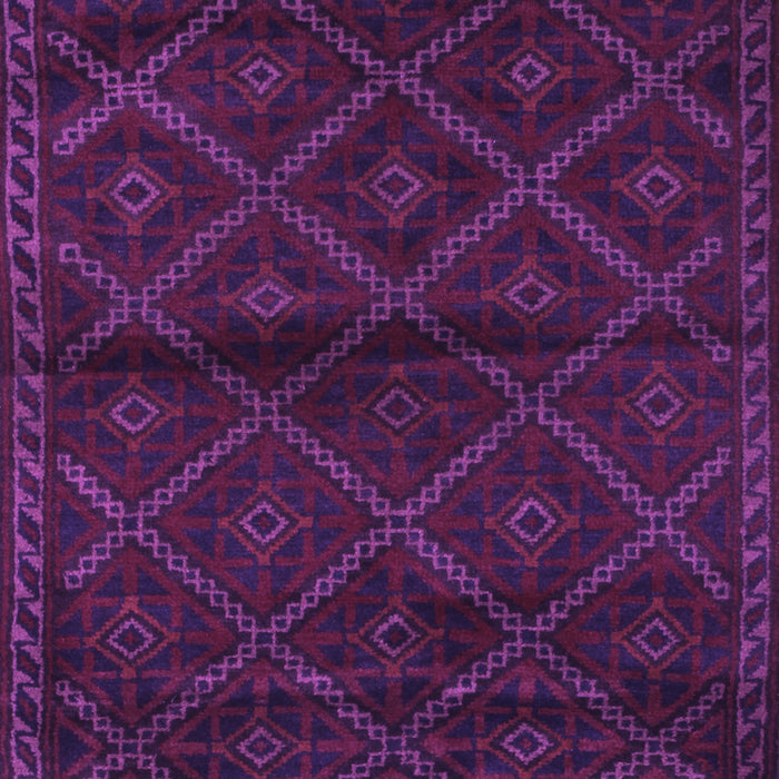 Abstract Purple Contemporary Rug, con1543pur