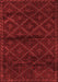 Abstract Red Contemporary Area Rugs