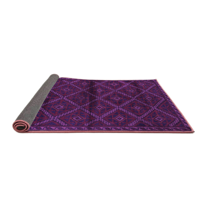 Sideview of Abstract Purple Contemporary Rug, con1543pur