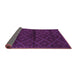 Sideview of Abstract Purple Contemporary Rug, con1543pur