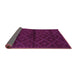 Sideview of Abstract Pink Contemporary Rug, con1543pnk