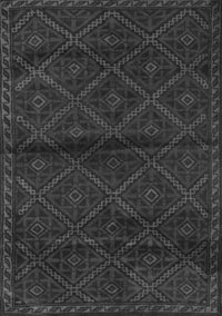 Abstract Gray Contemporary Rug, con1543gry