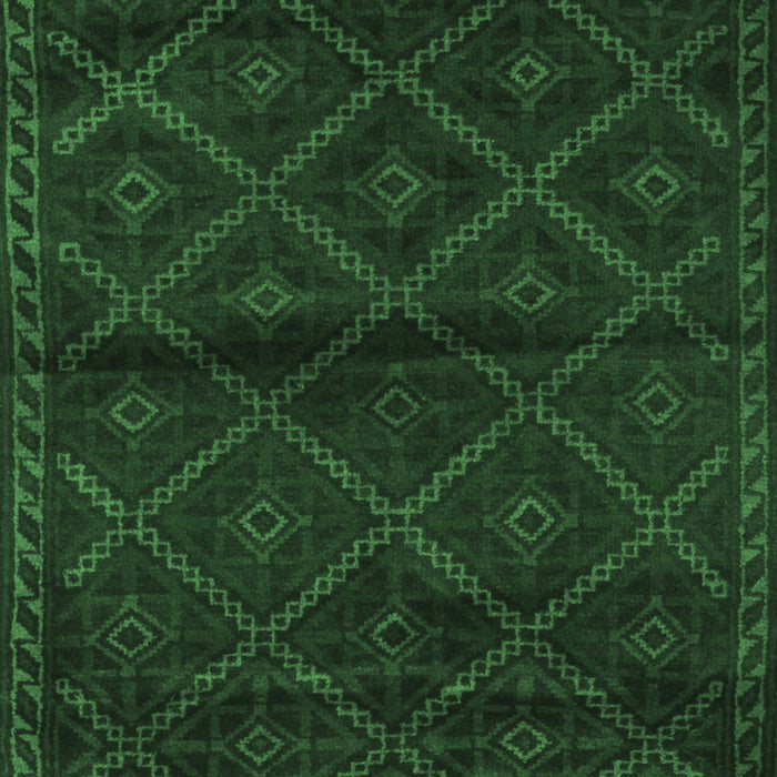 Machine Washable Abstract Emerald Green Contemporary Area Rugs, wshcon1543emgrn