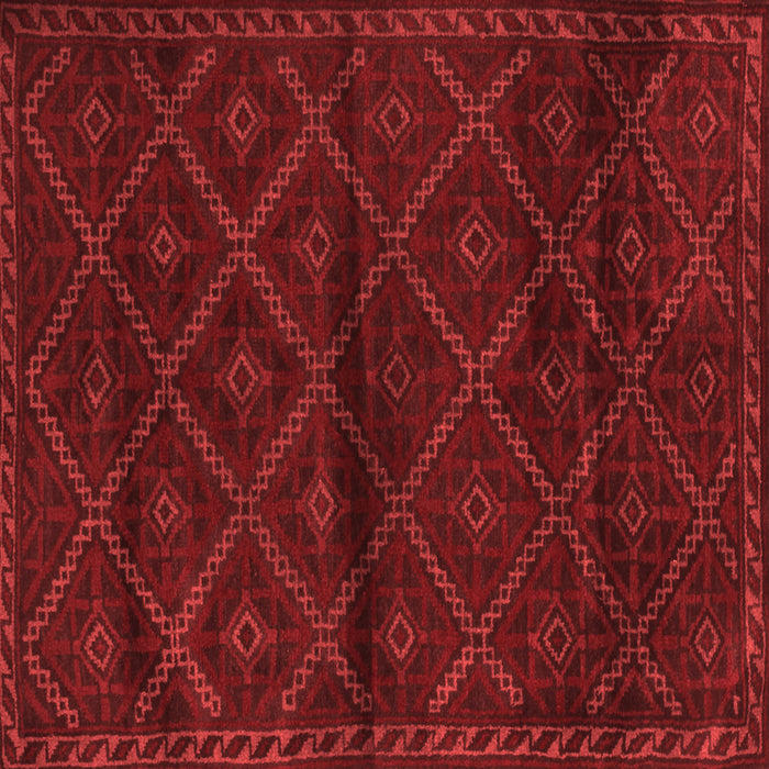 Abstract Red Contemporary Rug, con1543red