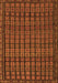 Abstract Orange Contemporary Rug, con1544org