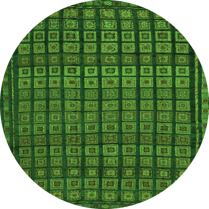 Machine Washable Abstract Green Contemporary Area Rugs, wshcon1544grn