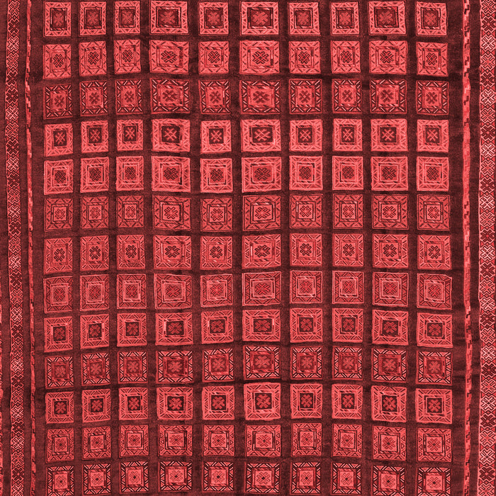 Machine Washable Abstract Red Contemporary Rug, wshcon1544red