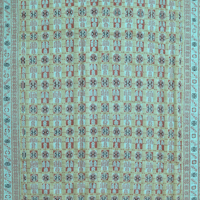 Machine Washable Abstract Light Blue Contemporary Rug, wshcon1545lblu