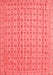 Abstract Red Contemporary Area Rugs