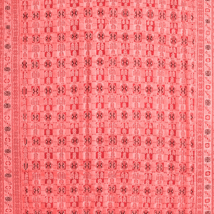 Abstract Red Contemporary Area Rugs
