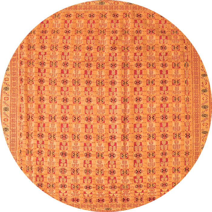 Machine Washable Abstract Orange Contemporary Area Rugs, wshcon1545org