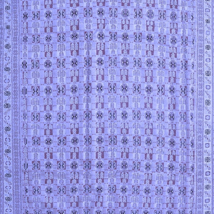 Abstract Blue Contemporary Rug, con1545blu