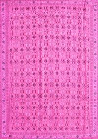 Abstract Pink Contemporary Rug, con1545pnk