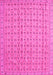 Abstract Pink Contemporary Rug, con1545pnk