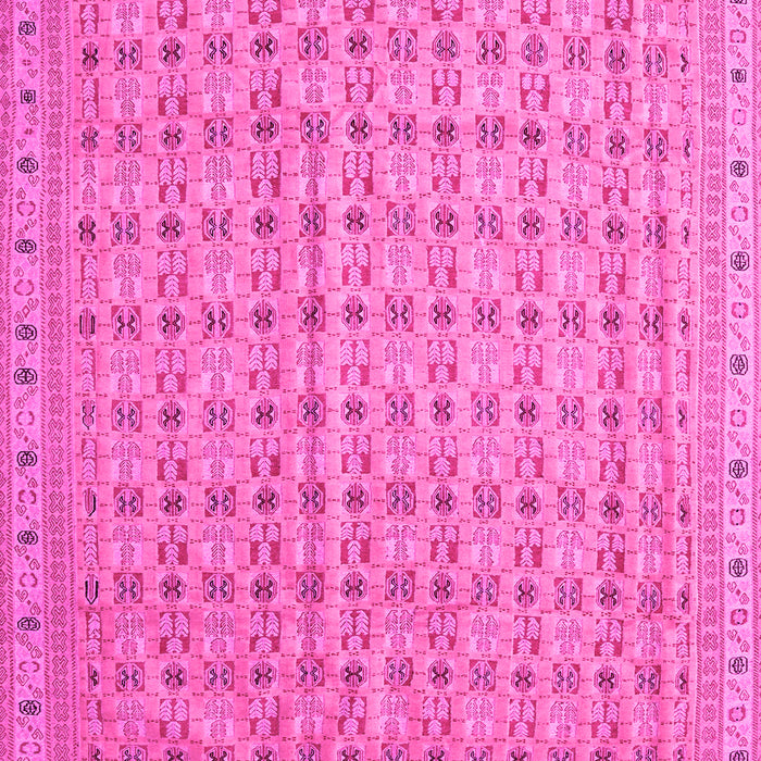 Machine Washable Abstract Pink Contemporary Rug, wshcon1545pnk