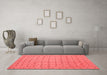 Contemporary Red Washable Rugs