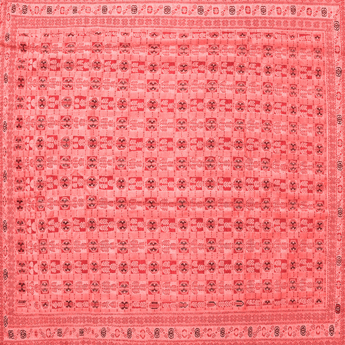 Abstract Red Contemporary Rug, con1545red