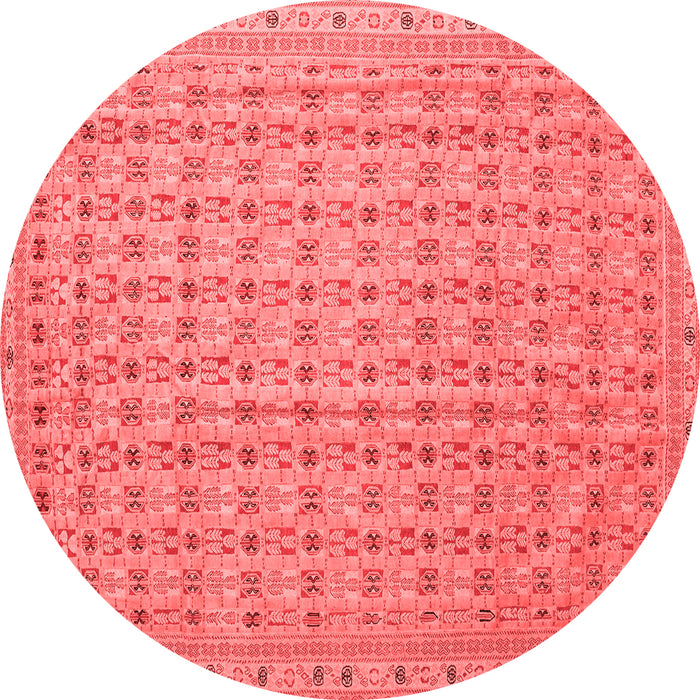 Machine Washable Abstract Red Contemporary Rug, wshcon1545red