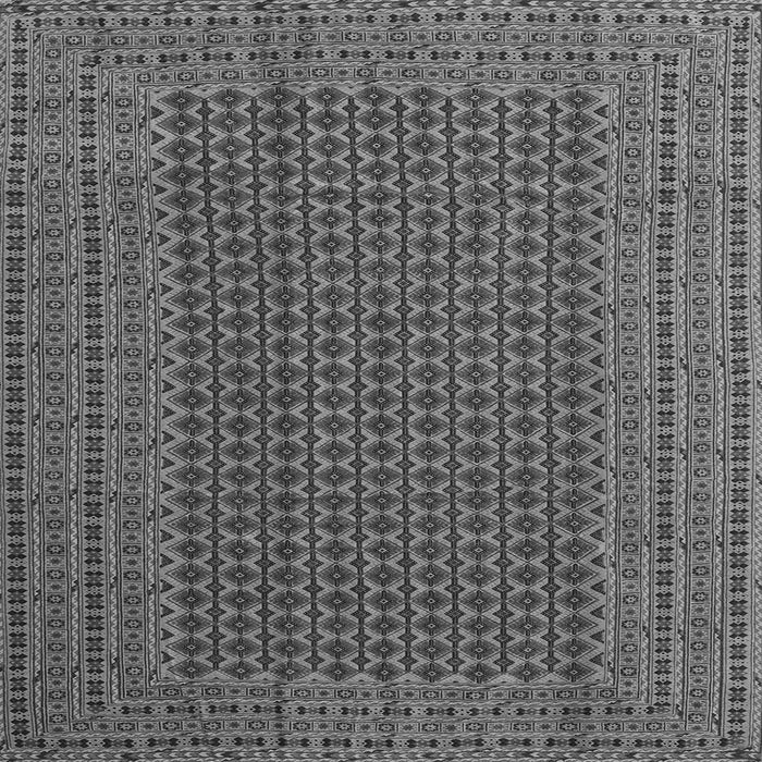 Serging Thickness of Southwestern Gray Country Rug, con1546gry