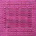 Square Southwestern Pink Country Rug, con1546pnk