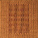 Serging Thickness of Southwestern Orange Country Rug, con1546org