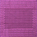 Square Southwestern Purple Country Rug, con1546pur