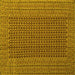 Square Southwestern Yellow Country Rug, con1546yw