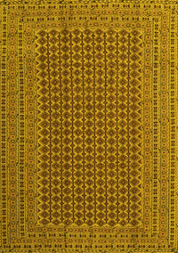 Southwestern Yellow Country Rug, con1546yw