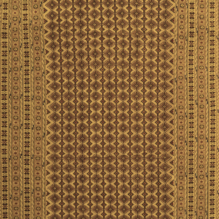 Machine Washable Southwestern Brown Country Rug, wshcon1546brn