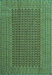 Southwestern Turquoise Country Rug, con1546turq