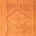 Serging Thickness of Southwestern Orange Country Rug, con1547org