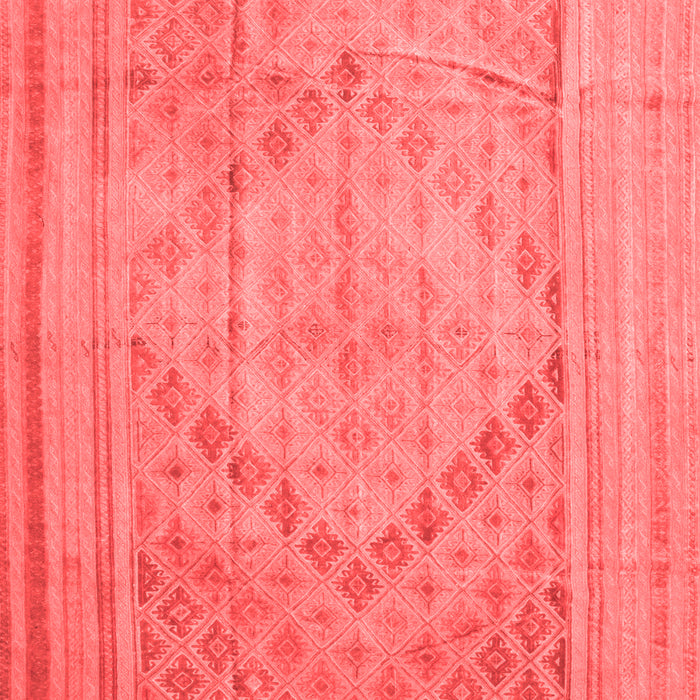 Machine Washable Southwestern Red Country Rug, wshcon1547red