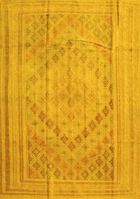 Southwestern Yellow Country Rug, con1547yw