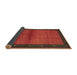 Sideview of Abstract Brown Contemporary Rug, con1548brn