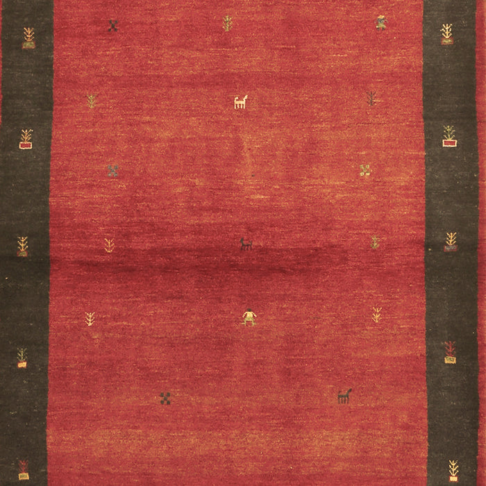 Machine Washable Abstract Brown Contemporary Rug, wshcon1548brn