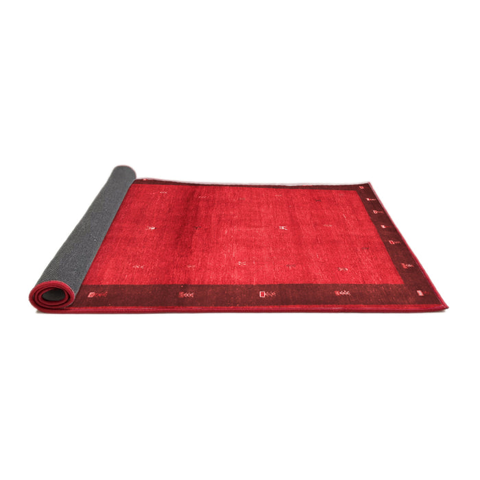 Abstract Red Contemporary Area Rugs