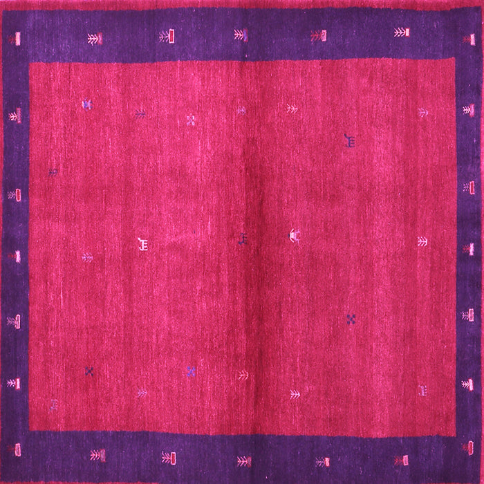 Square Machine Washable Abstract Pink Contemporary Rug, wshcon1548pnk