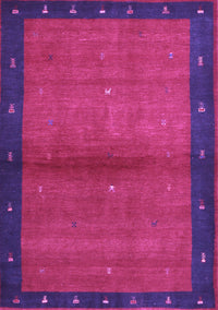 Abstract Purple Contemporary Rug, con1548pur