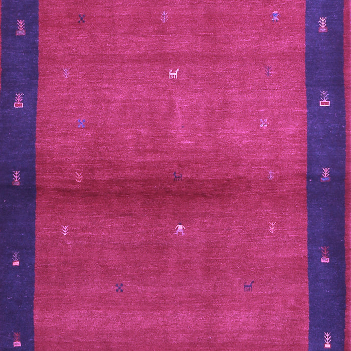 Abstract Purple Contemporary Rug, con1548pur