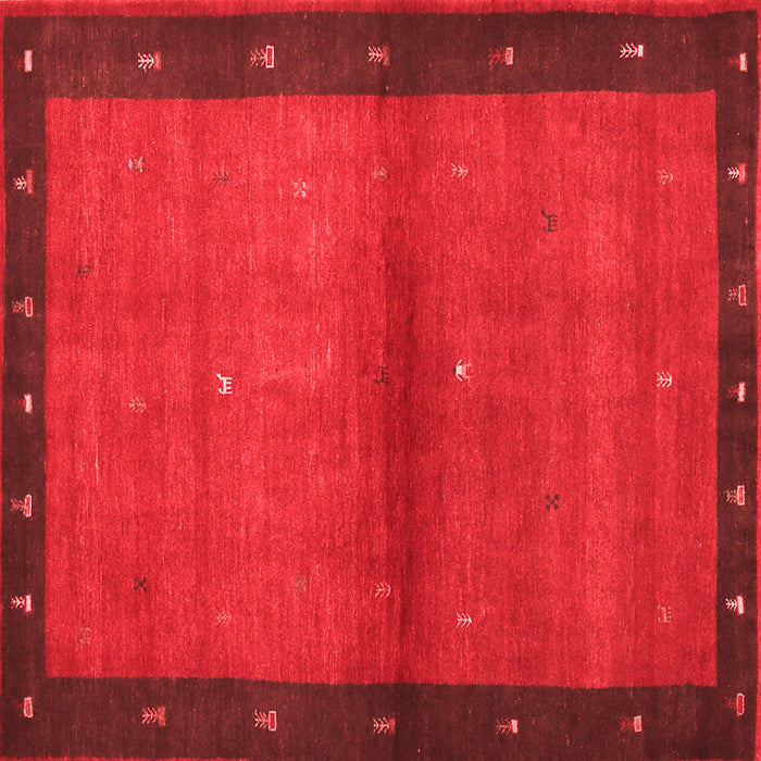Abstract Red Contemporary Rug, con1548red