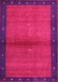 Abstract Pink Contemporary Rug, con1548pnk