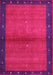 Abstract Pink Contemporary Rug, con1548pnk