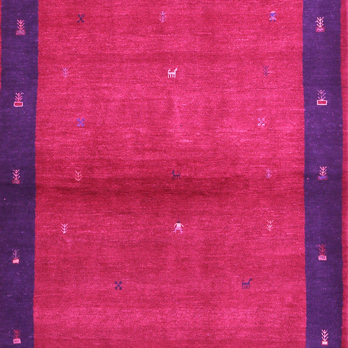 Abstract Pink Contemporary Rug, con1548pnk