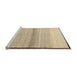 Serging Thickness of Machine Washable Contemporary Brown Gold Rug, wshcon1549