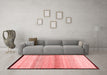 Modern Red Washable Rugs