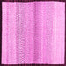 Square Solid Pink Modern Rug, con1549pnk