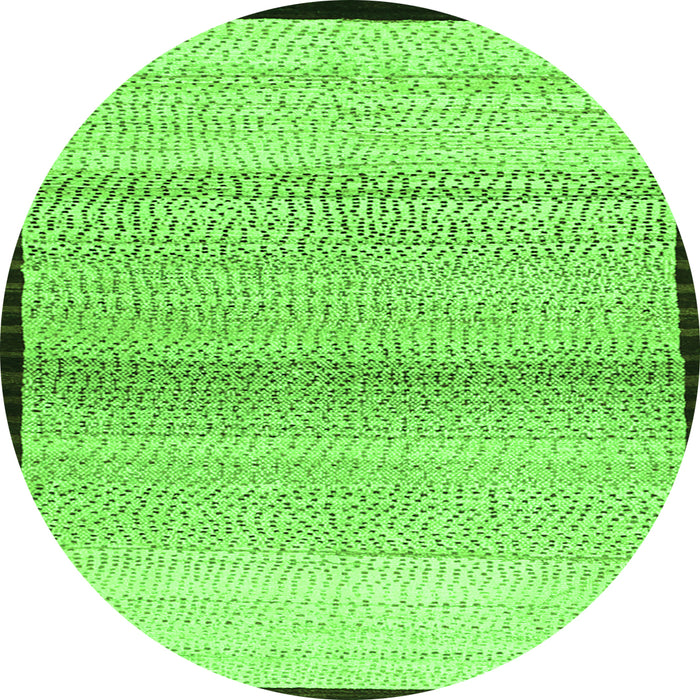 Machine Washable Solid Green Modern Area Rugs, wshcon1549grn